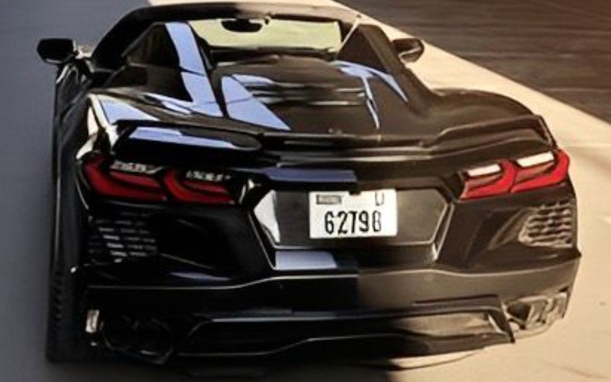 2023 Chevrolet Corvette Z06 3LZ Convertible in Solid Black — gallery photo 6 in Dubai