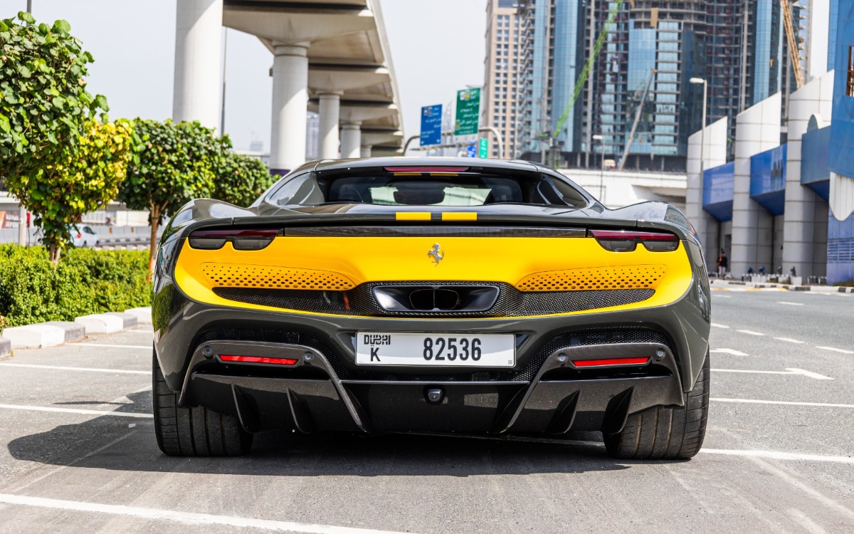 2025 Ferrari 296 GTB in Graphite Grey — gallery photo 3 in Dubai