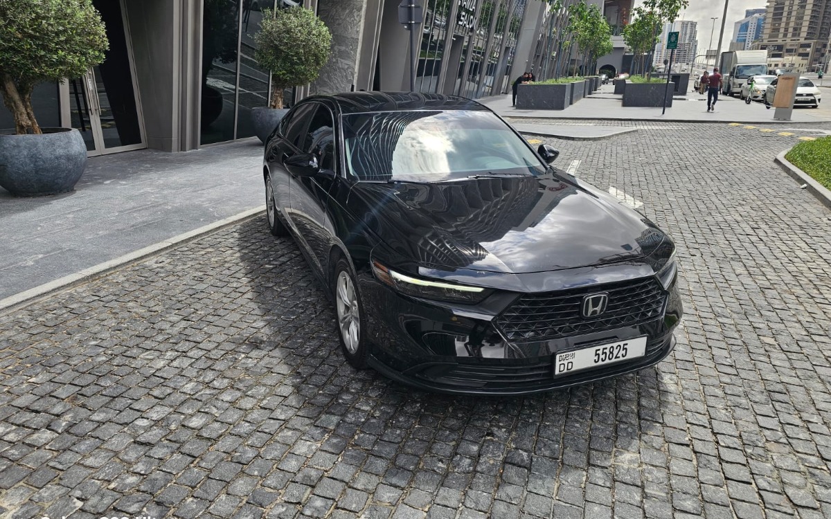 2024 Honda Accord in Solid Black — gallery photo 2 in Dubai