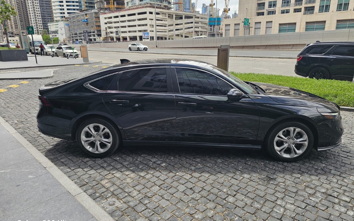 2024 Honda Accord in Solid Black — gallery photo 3 in Dubai