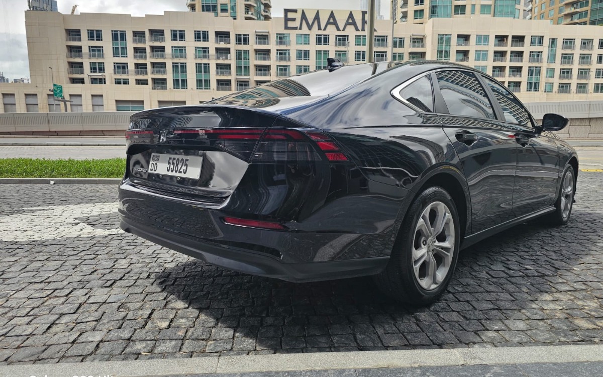 2024 Honda Accord in Solid Black — gallery photo 4 in Dubai