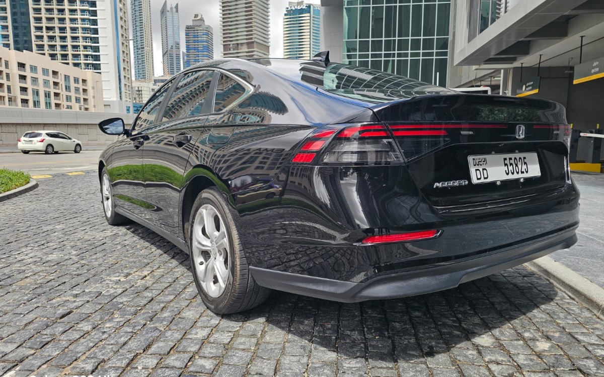 2024 Honda Accord in Solid Black — gallery photo 6 in Dubai