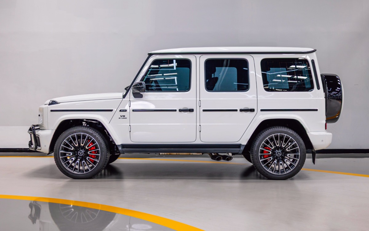 2025 Mercedes-AMG G63 in Gloss White — gallery photo 3 in Dubai