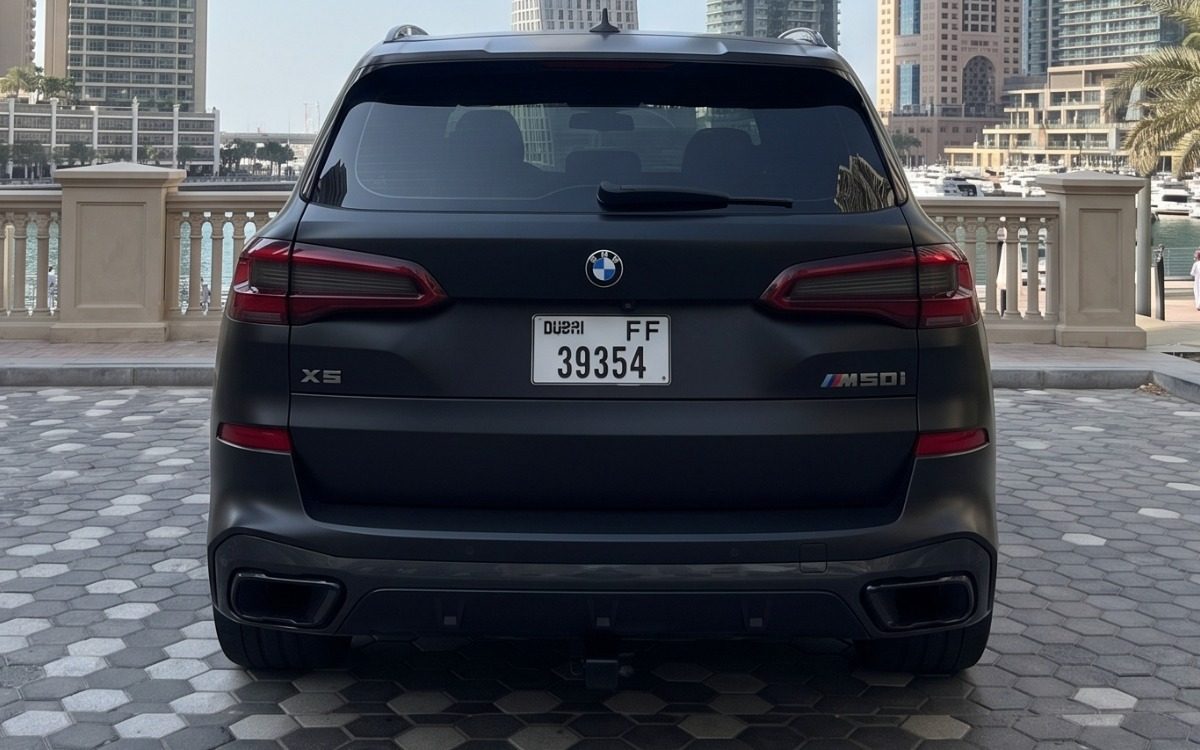 2023 BMW X5 M50i in Matte Black — gallery photo 4 in Dubai
