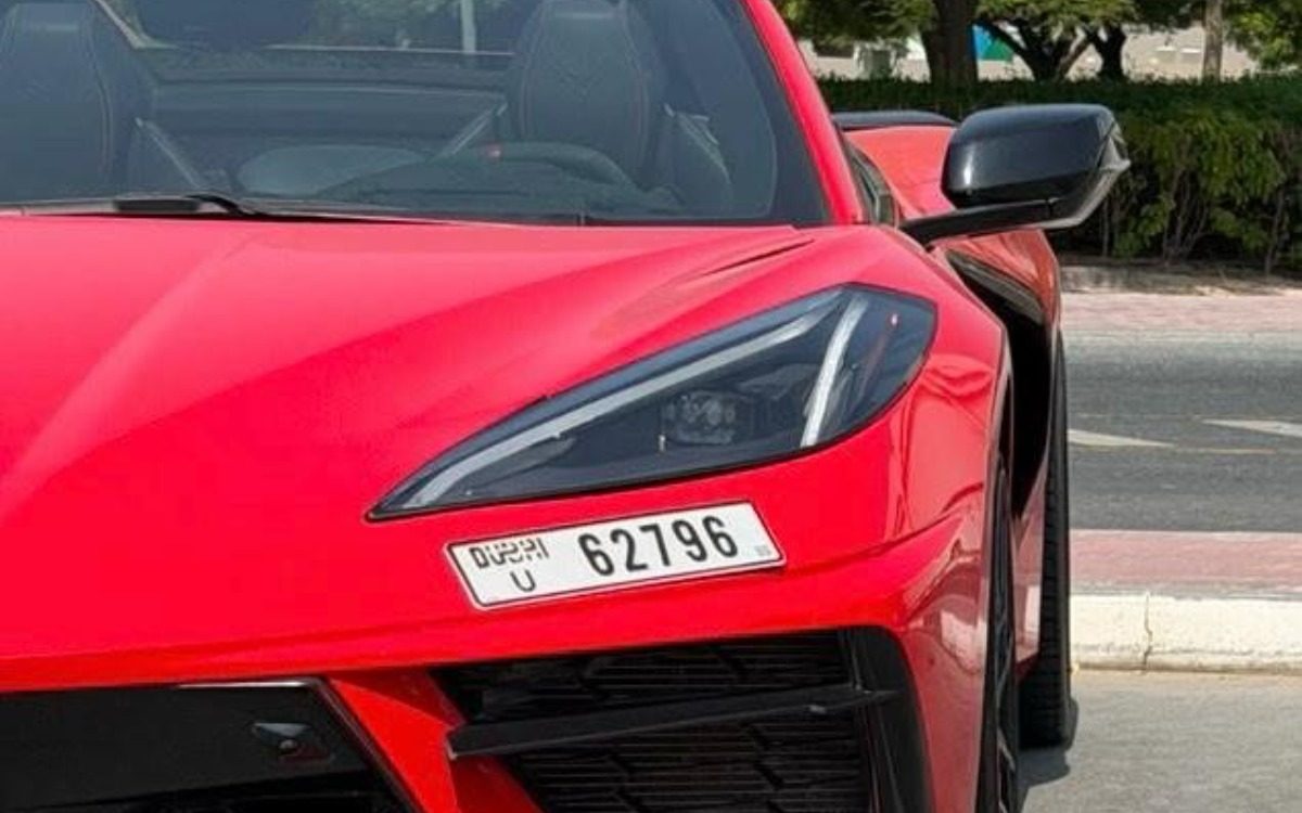 2023 Chevrolet Corvette Stingray 3LT Convertible in Rosso Corsa — gallery photo 2 in Dubai