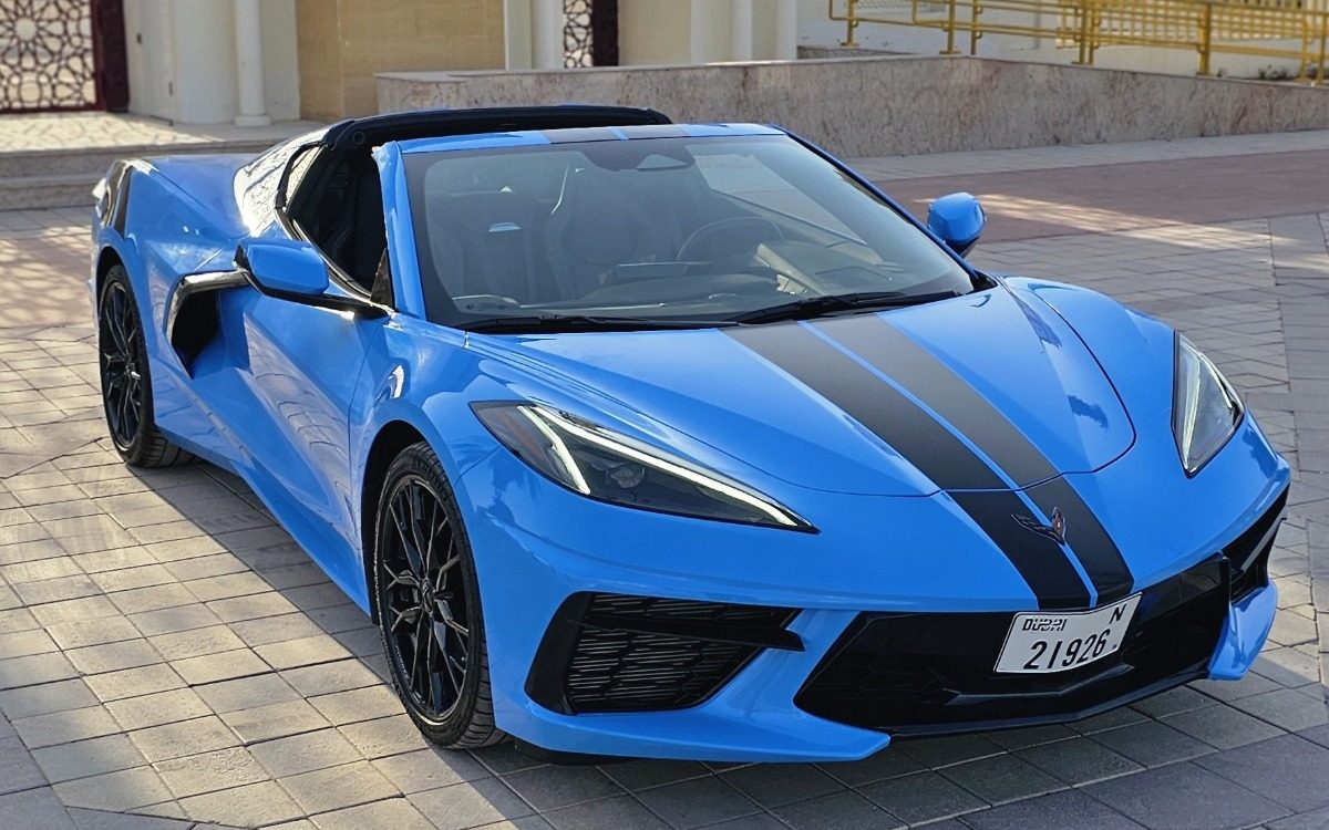 2025 Chevrolet Corvette in Riviera Blue — gallery photo 2 in Dubai