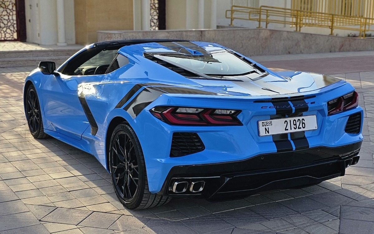 2025 Chevrolet Corvette in Riviera Blue — gallery photo 6 in Dubai
