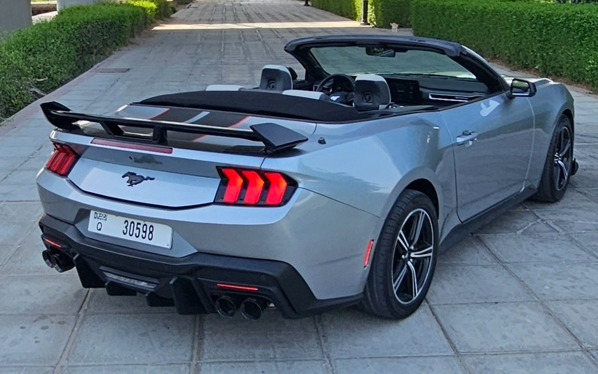 2024 Ford Mustang GT Convertible in Mineral Grey — gallery photo 5 in Dubai