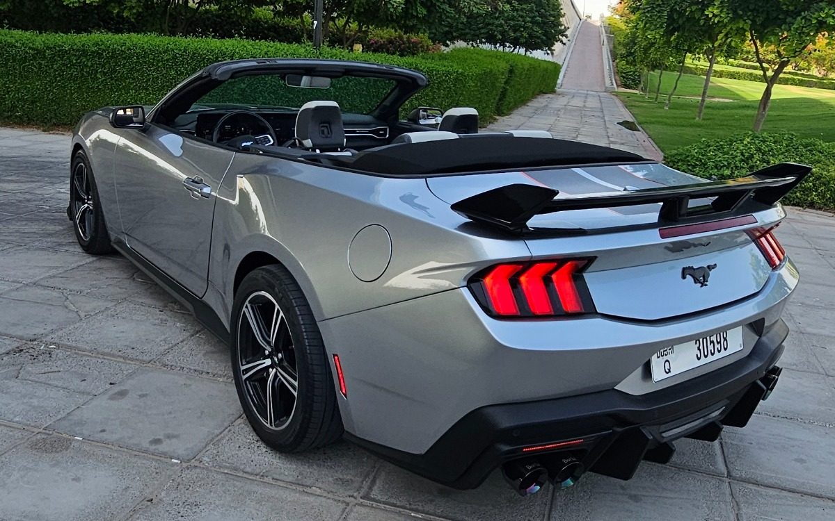 2024 Ford Mustang GT Convertible in Mineral Grey — gallery photo 6 in Dubai