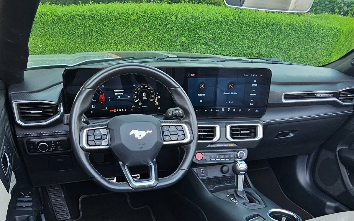 2024 Ford Mustang GT Convertible in Mineral Grey — gallery photo 7 in Dubai