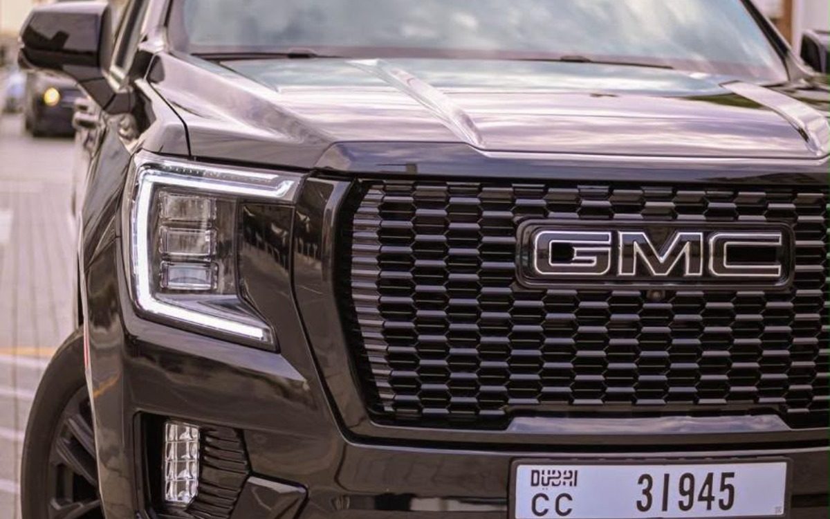 2026 GMC Yukon SLT in Solid Black for rent in Dubai — photo 1