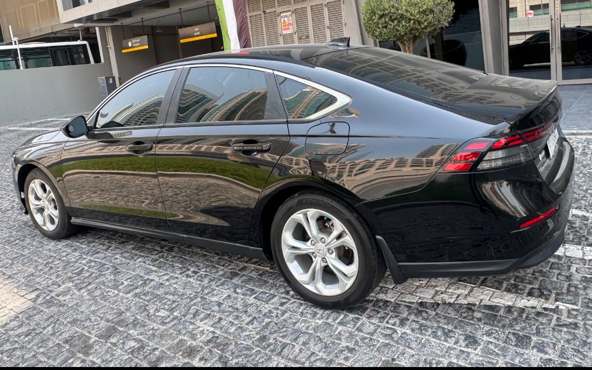 2024 Honda Accord in Solid Black — gallery photo 2 in Dubai