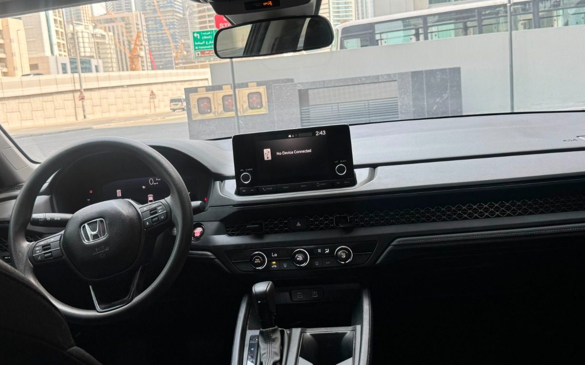 2024 Honda Accord in Solid Black — gallery photo 5 in Dubai