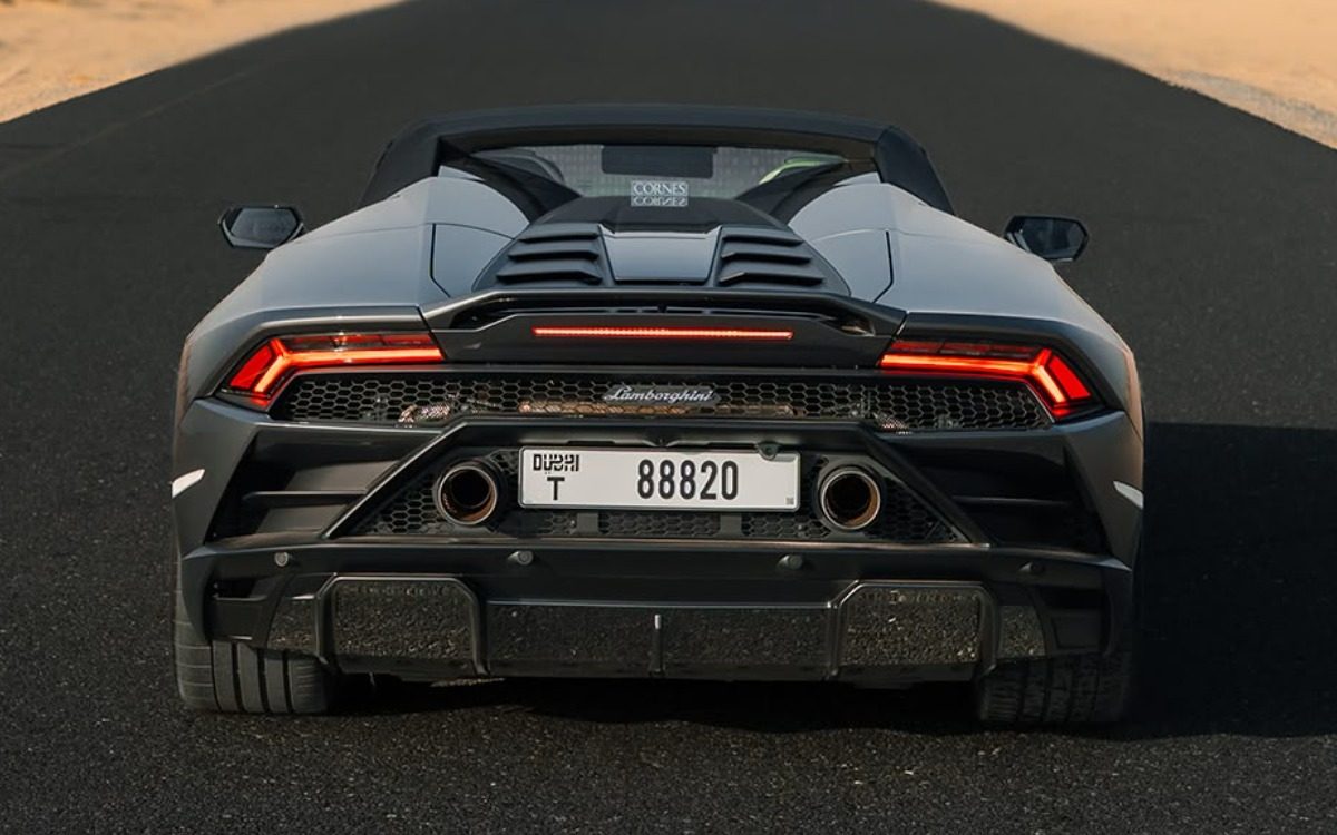 2024 Lamborghini Huracán EVO Spyder in Dark Grey — gallery photo 5 in Dubai