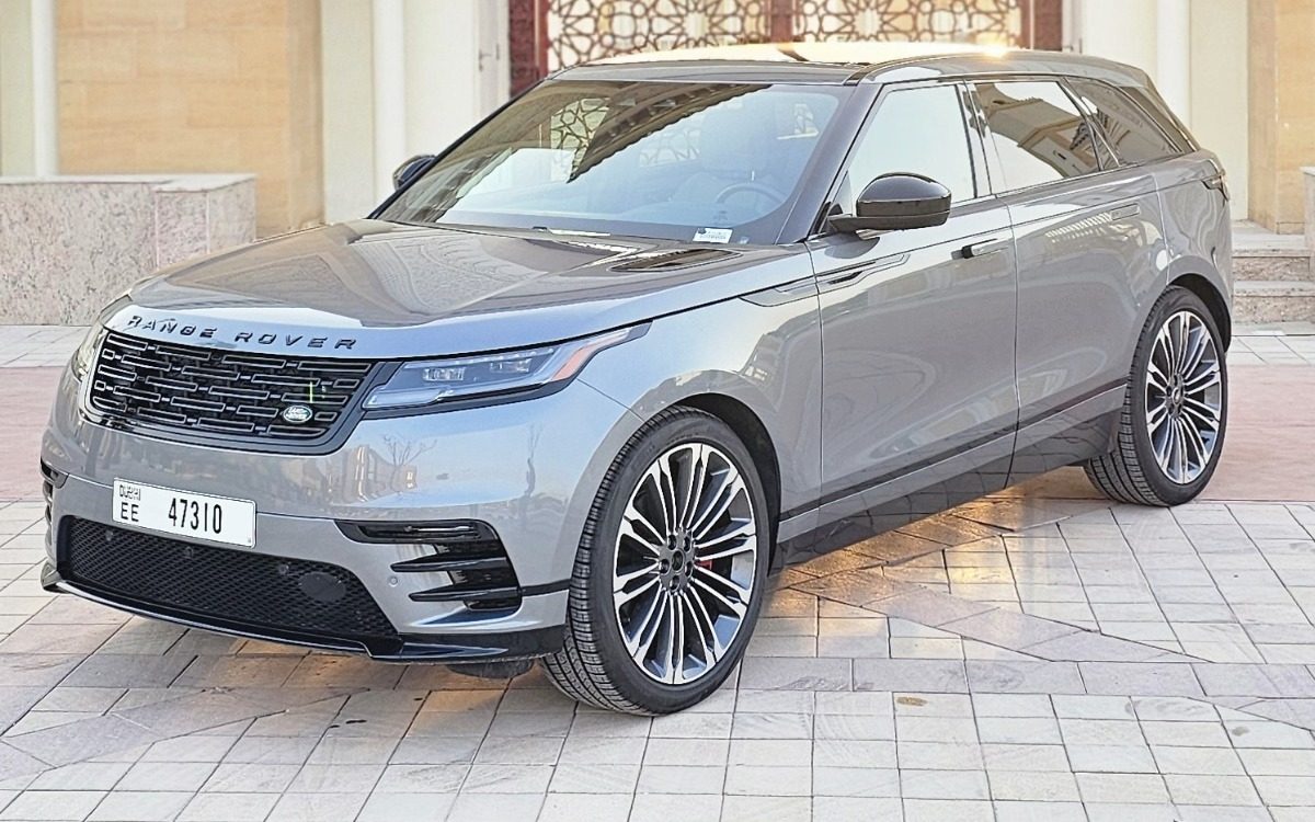 2024 Range Rover Velar R-Dynamic HSE in Titanium Grey for rent in Dubai — photo 1