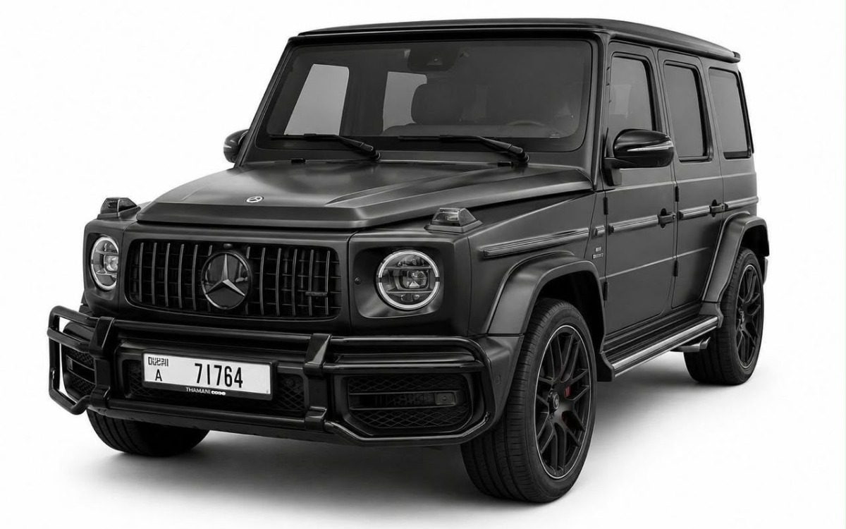 2024 Mercedes-AMG G63 in Matte Black for rent in Dubai — photo 1