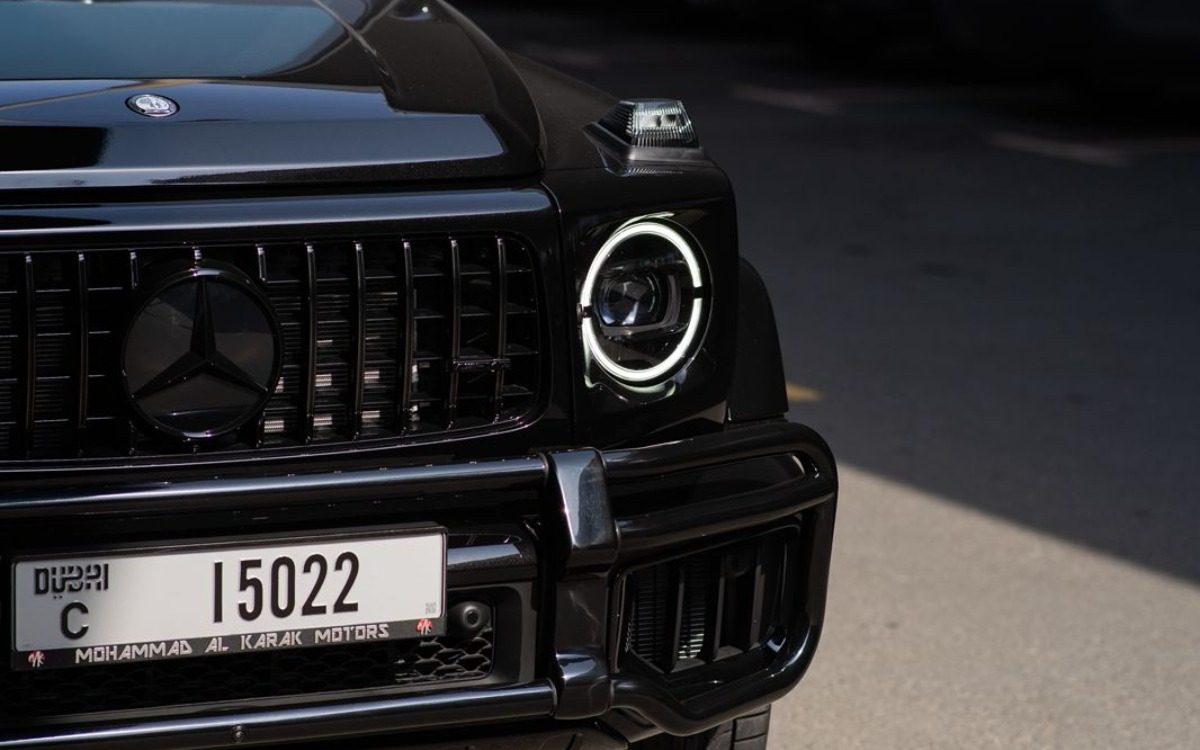 2025 Mercedes-AMG G63 in Solid Black — gallery photo 2 in Dubai