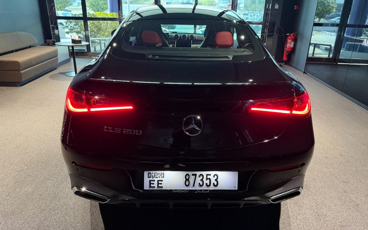 2026 Mercedes-Benz CLE in Solid Black — gallery photo 7 in Dubai