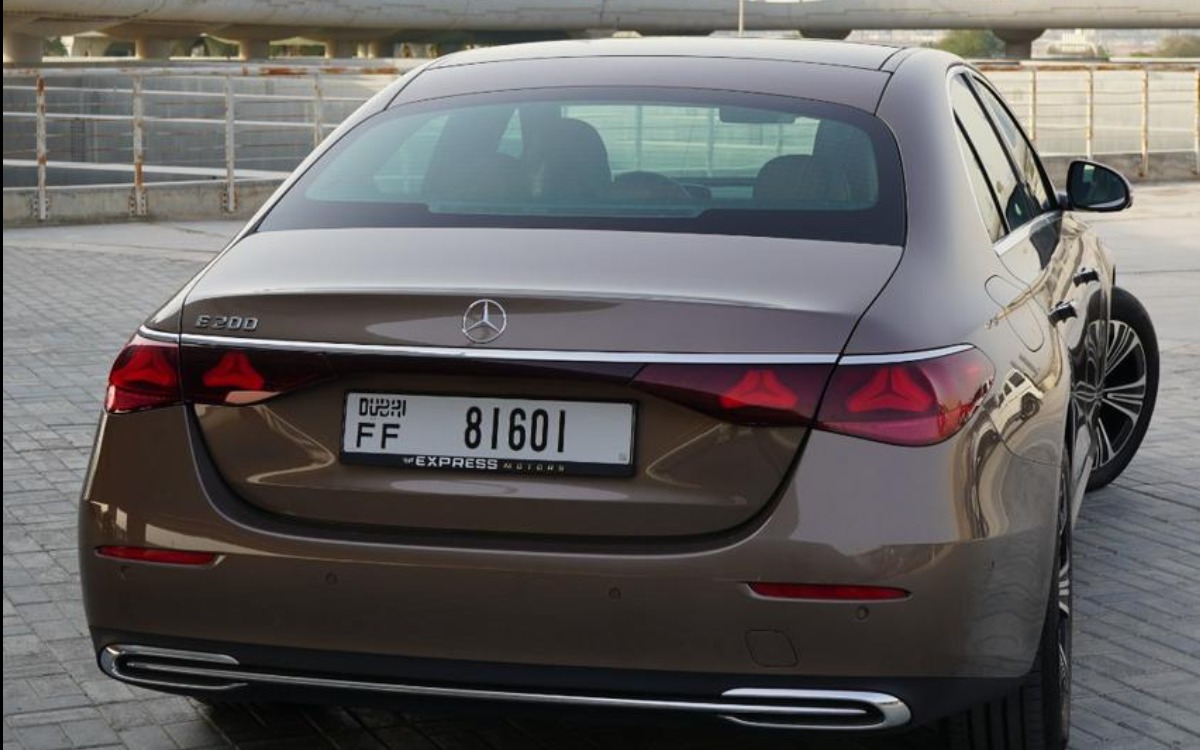 2025 Mercedes-Benz E-Class E200 in Desert Sand — gallery photo 5 in Dubai