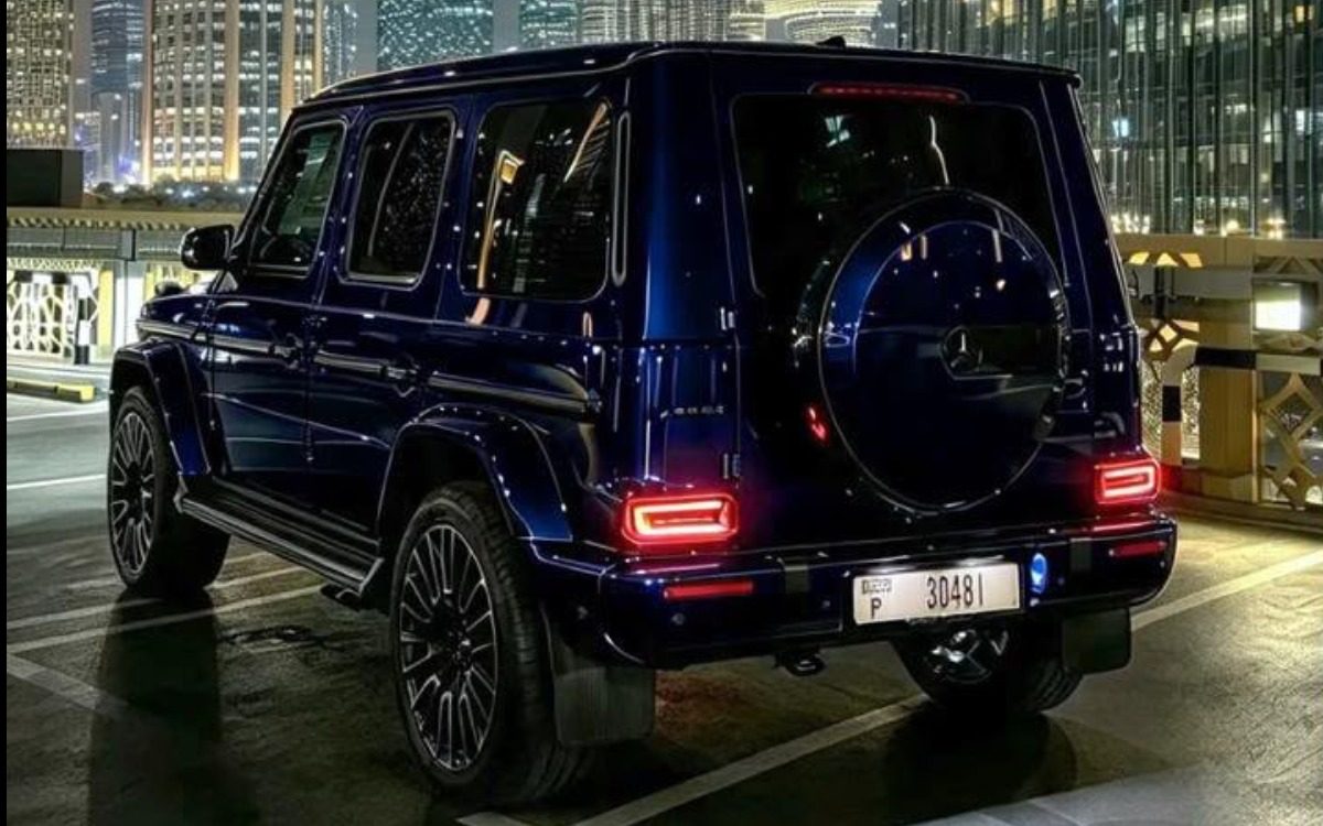 2026 Mercedes-AMG G63 in Navy Blue — gallery photo 2 in Dubai